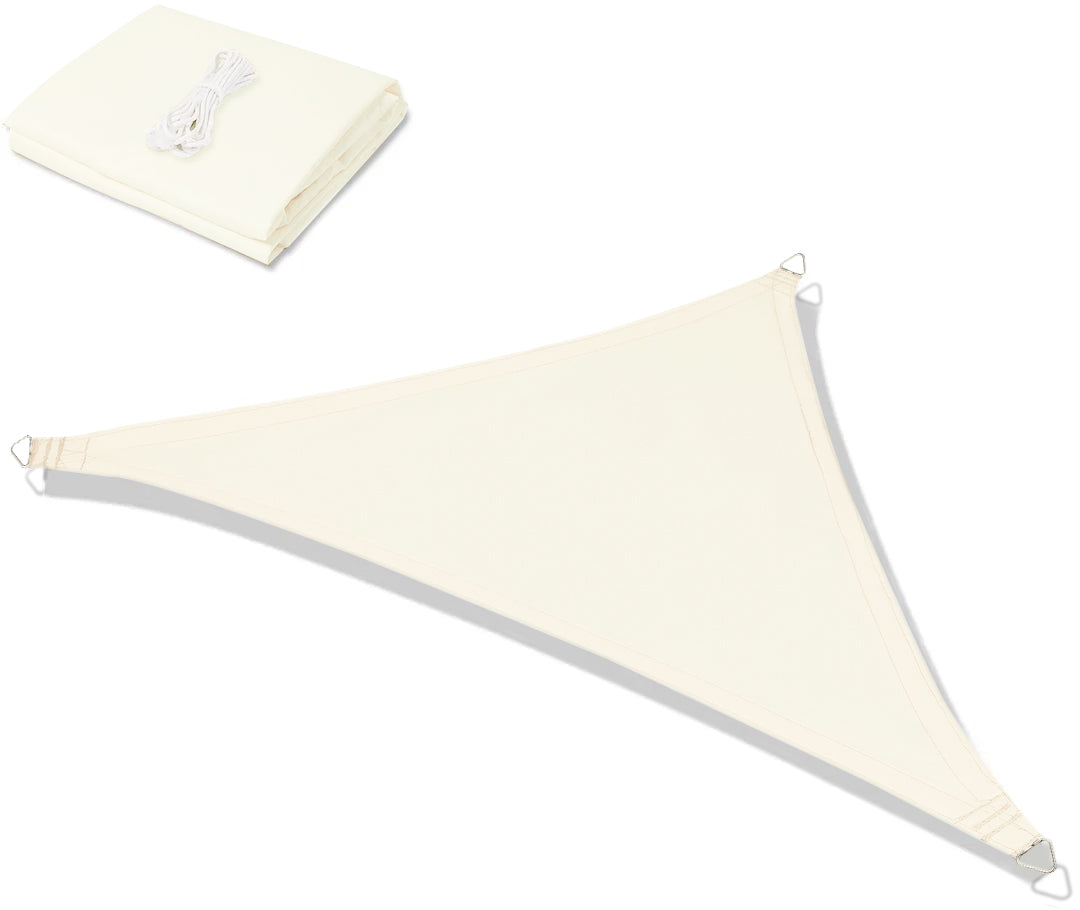 Premium Fade-Resistant Waterproof UV Block Triangle Sun Shade Sail