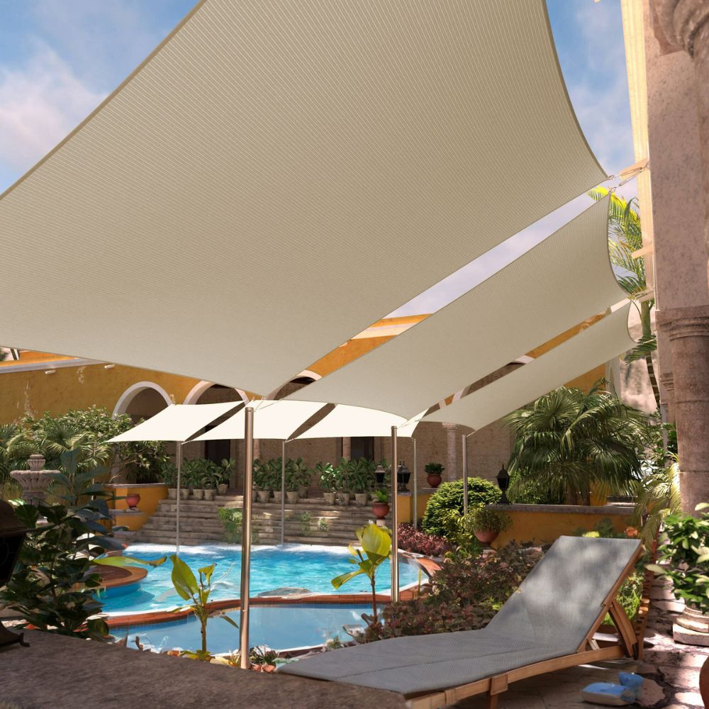 Outdoor Waterproof Rectangle Sun Shade Sail for Patio/Pool – KGORGE Store