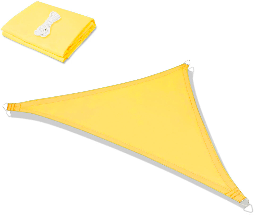 Premium Fade-Resistant Waterproof UV Block Triangle Sun Shade Sail