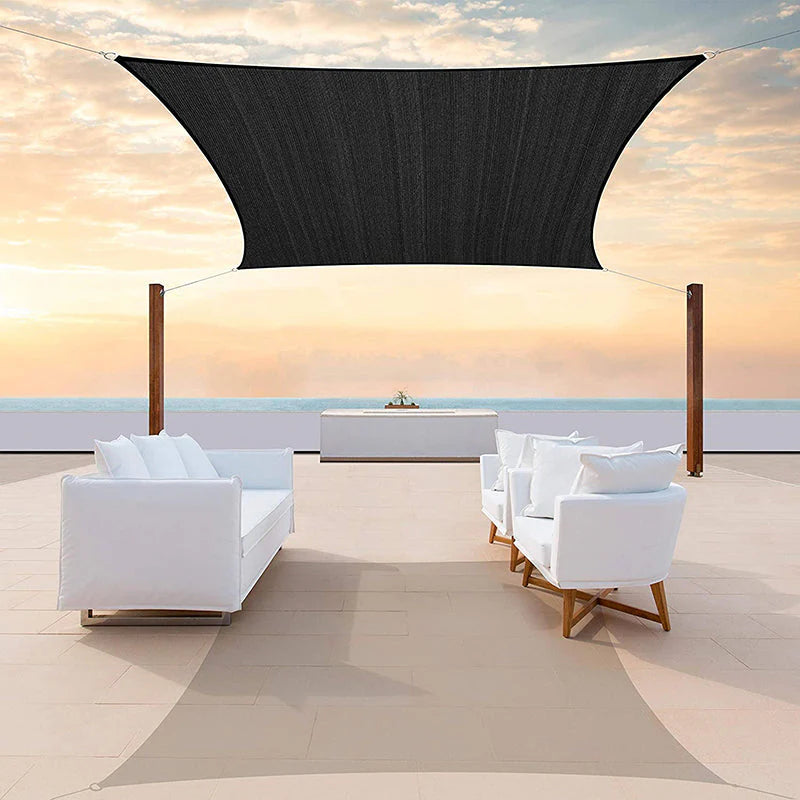 Outdoor Waterproof Rectangle Sun Shade Sail for Patio/Pool