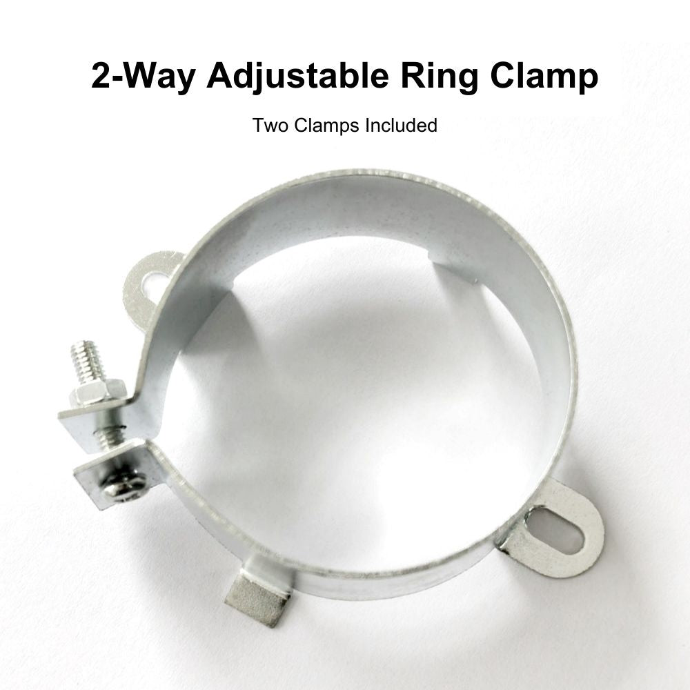 Ring Supports with Rod Clamp