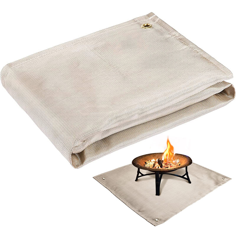 hatleues Heat Insulation Pad Heat Proof Mat Fireproof Mat for Under  Fire-Pit & Deck Easy to Clean Prevents Ember Damage BBQ Grill Mat for  Outdoor