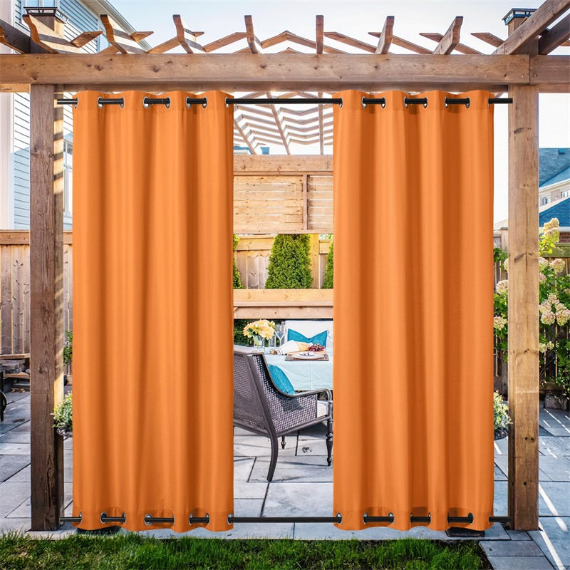 Waterproof Pergola Side Panels PVC Heavy Duty Tarpaulin Outdoor Waterproof  Curtain, Tarps with Eyelets Reinforced Hem PVC Terrace Cover (Color 